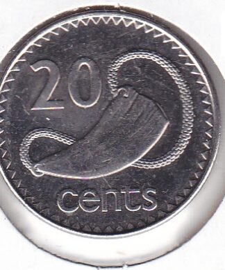 Fiji 20 Cents 1999