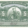 Peru 5 Soles 1966