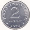 Indonésia 2 Rupias 1970 - Image 2