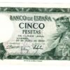 Espanha 5 Pesetas 22 Jul 1954