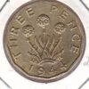 Grã-Bretanha 3 Pence 1944
