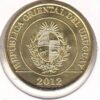 Uruguai 2 Pesos 2012 Carpincho - Image 2