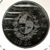 Uruguai 20 Novos Pesos 1984 - Image 2