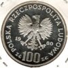 Polónia 100 Zlotych 1980 Prova - Image 2