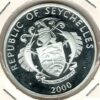 Seicheles 25 Rupias 2000 Millennium - Proof - Image 2