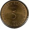 Eslovénia 5 Tolarjev 1993 - Image 2