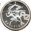 Africa do Sul 2 Rands 1992 Olimpíadas Barcelona - Proof