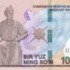 Uzbequistão 100.000 Som 2019