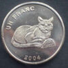 Congo Rep. Democrática 1 Franco 2004