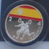 Congo Rep. Democ. 10 Francos 2004 Euro2004 Espanha