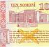 Tajiquistão 10 Somoni 1999 - Image 2