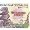 Zimbabwe 500 Dollars 2004