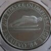 Jugoslávia 500 Dinars 1983 Salto Ski Olimpíadas Saravejo84