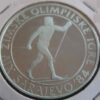 Jugoslávia 500 Dinars 1984 Ski Olimpíadas Saravejo84