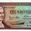 Islândia 10 Kronor 1957