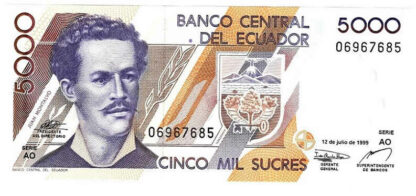 Equador 5000 Sucres 1999