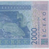 Estado África Ocidental - Costa do Marfim - 2000 Francos 2003 - Image 2