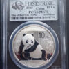 China 10 Yuan 2015 Panda 1ª Edição