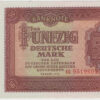 Alemanha Democrática 50 Marcos 1955