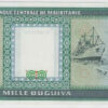 Mauritânia 1000 Ouguiya 1989 - Image 2