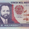 Moçambique 5000 Meticais 1991