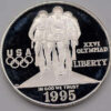 EUA 1 Dollar 1995 P Ciclismo Atlanta 96 - Proof