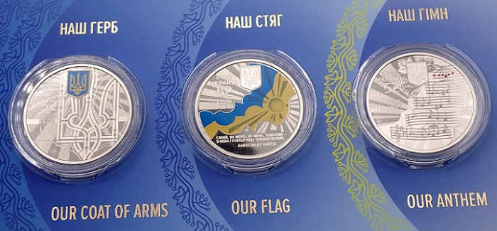 Ucrânia 5 Hryvnias 2022 - Blister com 3 moedas - Image 4