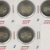 Alemanha 2 Euro 2007 Mecklenburg-Vorpommern (Set 5 moedas)