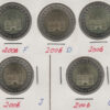 Alemanha 2 Euro 2006 Schleswig-Holstein (Set 5 moedas)