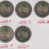 Alemanha 2 Euro 2010 Bremen (Set 5 moedas)