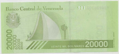 Venezuela 20000 Bolivares 2019 - Image 2