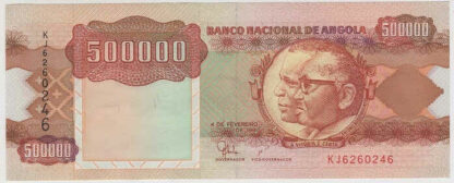 Angola 500000 Kwanzas 1991