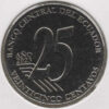 Equador 25 Centavos 2023 Alberto Spencer - Image 2