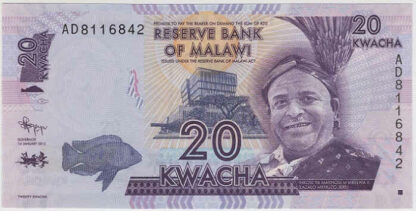 Malawi 20 Kwacha 2012