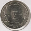 Sérvia 20 Dinar 2007 Dositej Obradović