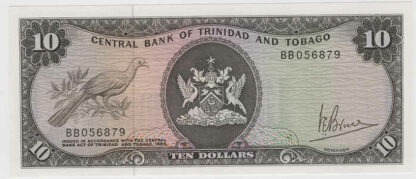 Trinidade e Tobago 10 Dollars L1964 (1977)