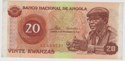 Angola 20 Kwanzas 1976