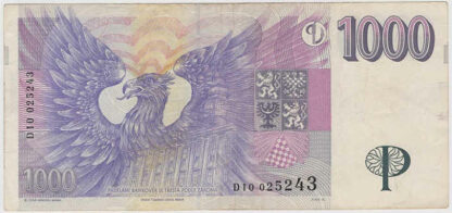 Czech Republic 1000 Korun 1996 - Image 2