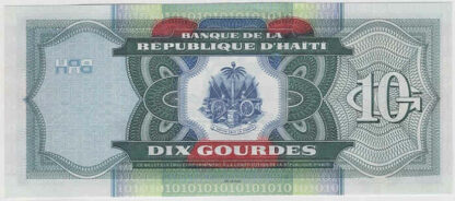 Haiti 10 Gourdes 2000 - Image 2