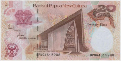 Papua Nova Guiné 20 Kina 2008