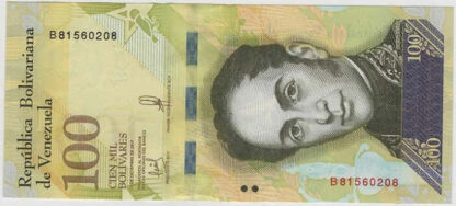 Venezuela 100000 Bolivares 2017