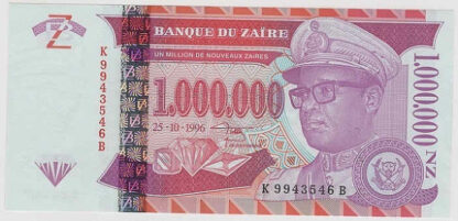 Zaire 1.000.000 Zaires 1996