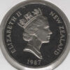 Nova Zelândia 50 Cents 1987 Proof Like - Image 2
