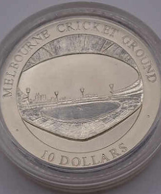 Austrália 10 Dollars 1998 Cricket