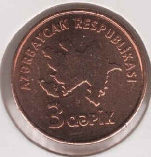 Azerbaijão 3 Qapik 2006