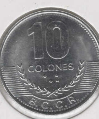 Costa Rica 10 Colones 2016