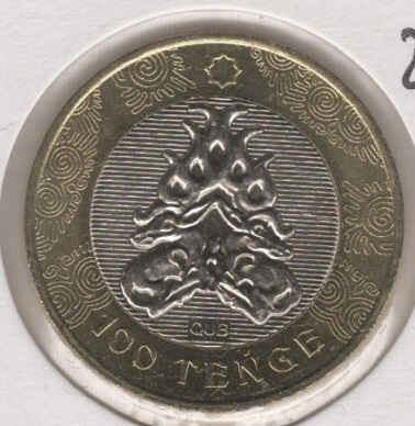 Cazaquistão 100 Tenge 2022 Corça