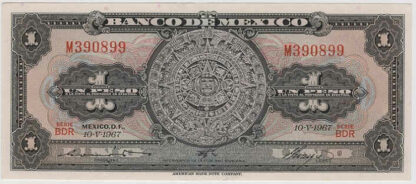 México 1 Peso 1967