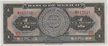 México 1 Peso 1969