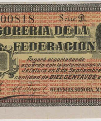 México 10 Centavos 1914